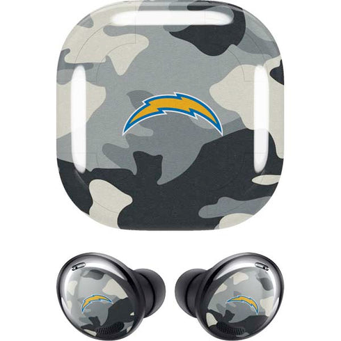 NFL Los Angeles Chargers Camo Galaxy Buds Pro Skin
