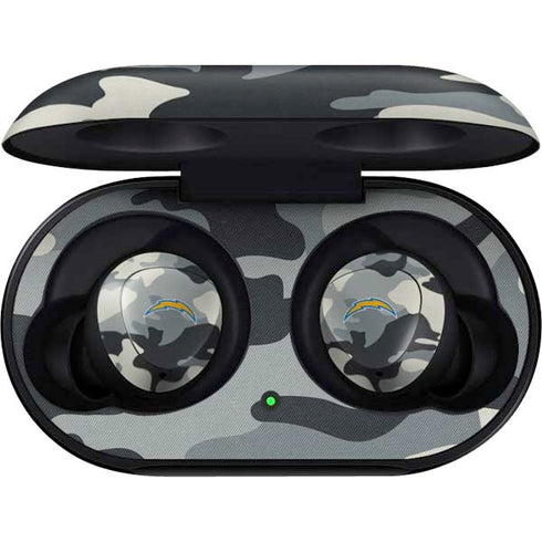 NFL Los Angeles Chargers Camo Galaxy Buds Skin