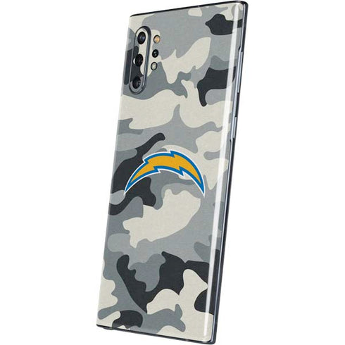 NFL Los Angeles Chargers Camo Galaxy Note 10 Plus Skin
