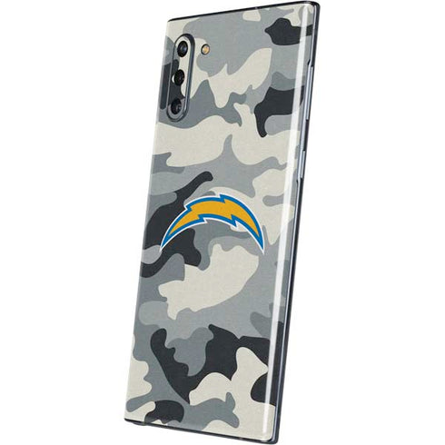 NFL Los Angeles Chargers Camo Galaxy Note 10 Skin