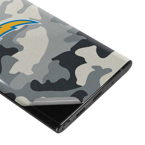 NFL Los Angeles Chargers Camo Galaxy Note 10 Skin