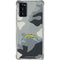 NFL Los Angeles Chargers Camo Galaxy Note20 5G Clear Case