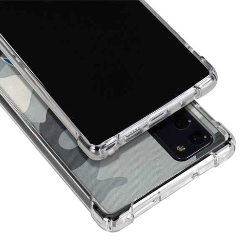 NFL Los Angeles Chargers Camo Galaxy Note20 5G Clear Case