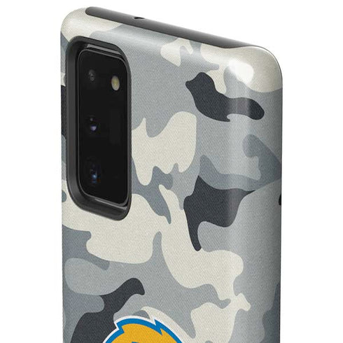 NFL Los Angeles Chargers Camo Galaxy Note20 5G Pro Case