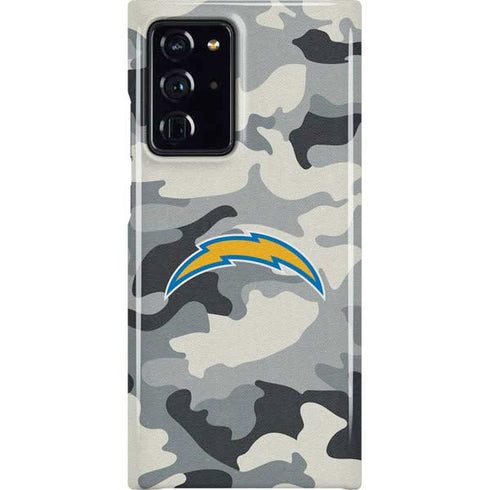 NFL Los Angeles Chargers Camo Galaxy Note20 Ultra 5G Lite Case