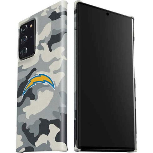 NFL Los Angeles Chargers Camo Galaxy Note20 Ultra 5G Lite Case