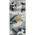 NFL Los Angeles Chargers Camo Galaxy Note20 Ultra 5G Skin