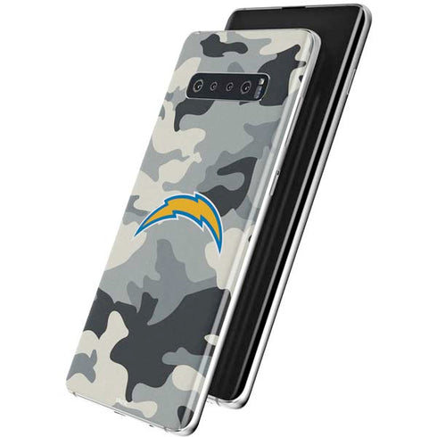 NFL Los Angeles Chargers Camo Galaxy S10 Plus Skin
