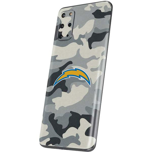 NFL Los Angeles Chargers Camo Galaxy S20 Plus Skin