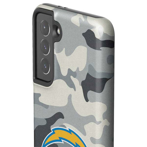 NFL Los Angeles Chargers Camo Galaxy S21 5G Pro Case