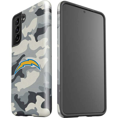 NFL Los Angeles Chargers Camo Galaxy S21 5G Pro Case