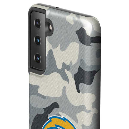 NFL Los Angeles Chargers Camo Galaxy S21 Plus 5G Pro Case