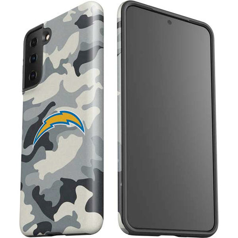 NFL Los Angeles Chargers Camo Galaxy S21 Plus 5G Pro Case