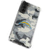 NFL Los Angeles Chargers Camo Galaxy S22 Plus Clear Case
