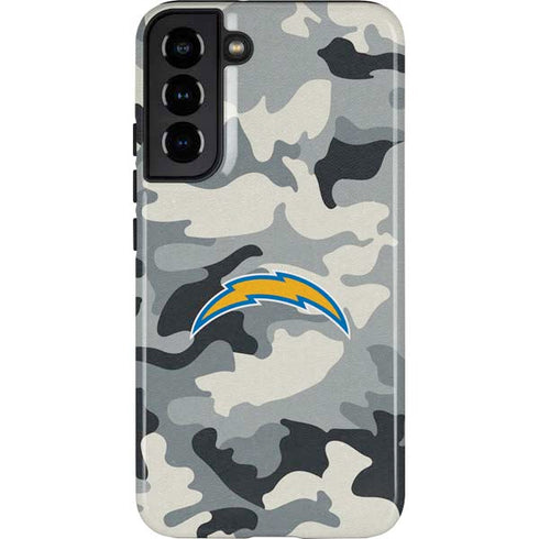 NFL Los Angeles Chargers Camo Galaxy S22 Plus Pro Case