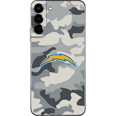 NFL Los Angeles Chargers Camo Galaxy S22 Plus Skin