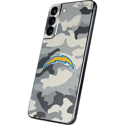 NFL Los Angeles Chargers Camo Galaxy S22 Plus Skin