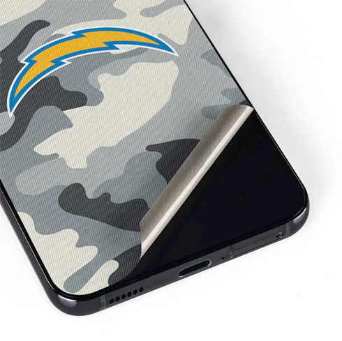 NFL Los Angeles Chargers Camo Galaxy S22 Plus Skin