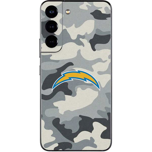 NFL Los Angeles Chargers Camo Galaxy S22 Skin