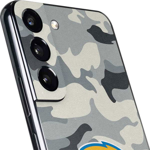 NFL Los Angeles Chargers Camo Galaxy S22 Skin