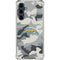 NFL Los Angeles Chargers Camo Galaxy S23 FE Clear Case