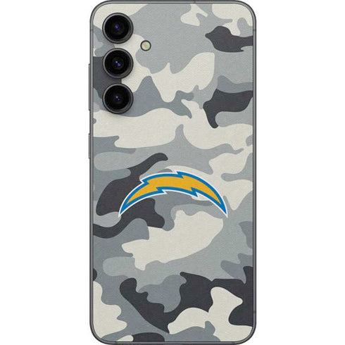 NFL Los Angeles Chargers Camo Galaxy S23 FE Skin