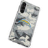 NFL Los Angeles Chargers Camo Galaxy S23 Plus Clear Case