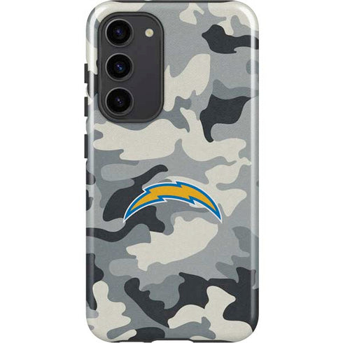 NFL Los Angeles Chargers Camo Galaxy S23 Plus Pro Case