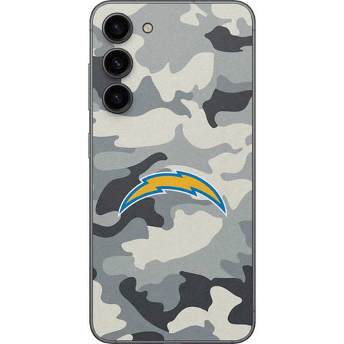 NFL Los Angeles Chargers Camo Galaxy S23 Plus Skin