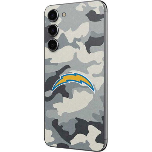 NFL Los Angeles Chargers Camo Galaxy S23 Plus Skin