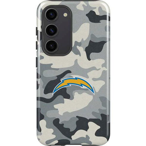 NFL Los Angeles Chargers Camo Galaxy S23 Pro Case