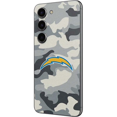 NFL Los Angeles Chargers Camo Galaxy S23 Skin