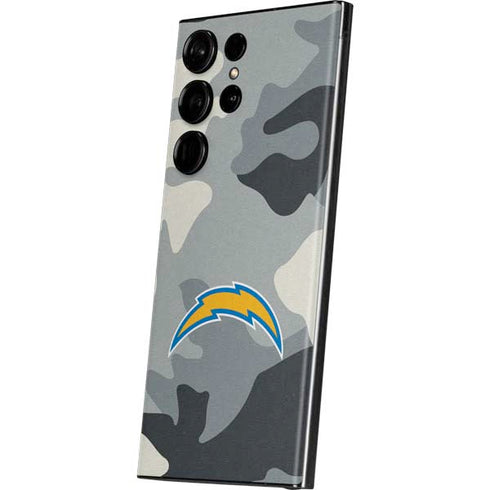 NFL Los Angeles Chargers Camo Galaxy S23 Ultra Skin