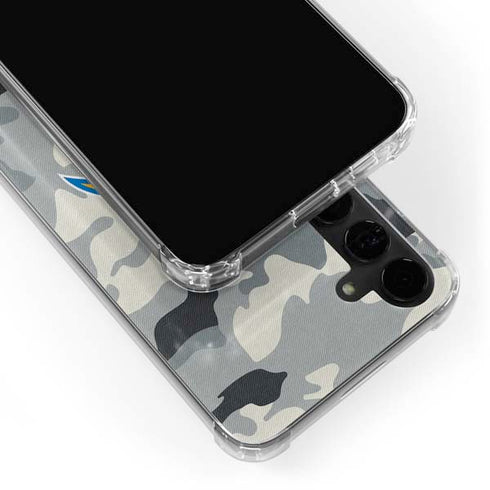 NFL Los Angeles Chargers Camo Galaxy S24 Plus Clear Case
