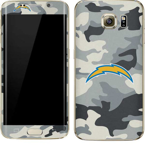 NFL Los Angeles Chargers Camo Galaxy S7 Edge Skin