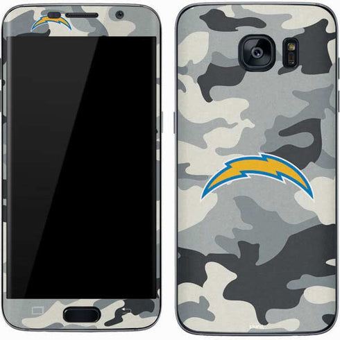 NFL Los Angeles Chargers Camo Galaxy S7 Skin