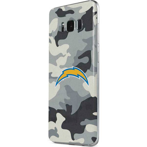 NFL Los Angeles Chargers Camo Galaxy S8 Plus Skin