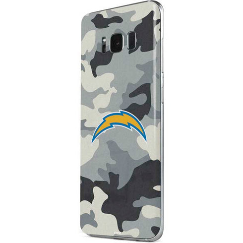 NFL Los Angeles Chargers Camo Galaxy S8 Skin