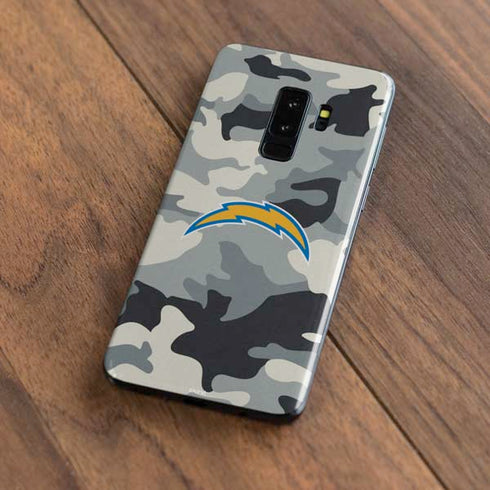 NFL Los Angeles Chargers Camo Galaxy S9 Plus Skin