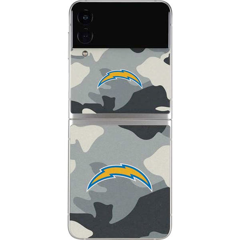 NFL Los Angeles Chargers Camo Galaxy Z Flip4 5G Skin