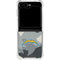 NFL Los Angeles Chargers Camo Galaxy Z Flip5 5G Clear Case