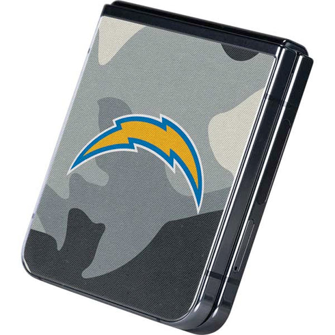 NFL Los Angeles Chargers Camo Galaxy Z Flip5 5G Skin
