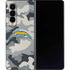 NFL Los Angeles Chargers Camo Galaxy Z Fold4 5G Skin