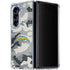 NFL Los Angeles Chargers Camo Galaxy Z Fold5 5G Clear Case