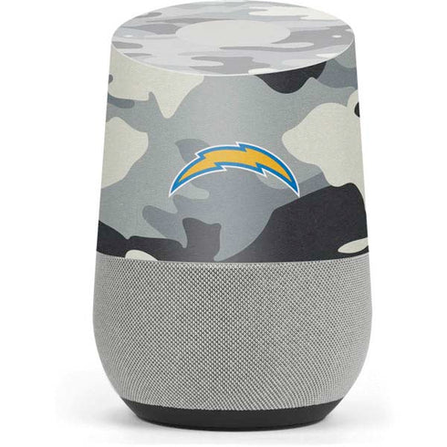 NFL Los Angeles Chargers Camo Google Home Skin