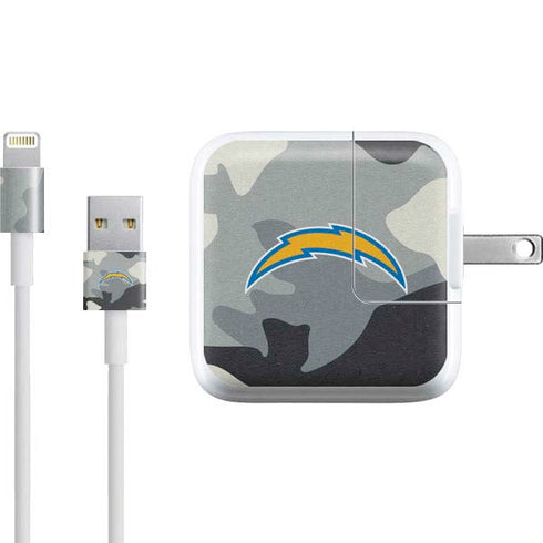 NFL Los Angeles Chargers Camo iPad Charger (10W USB) Skin