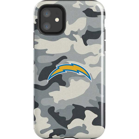 NFL Los Angeles Chargers Camo iPhone 11 Impact Case