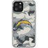 NFL Los Angeles Chargers Camo iPhone 11 Pro Clear Case