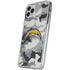 NFL Los Angeles Chargers Camo iPhone 11 Pro Clear Case