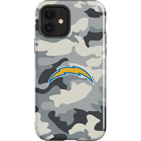 NFL Los Angeles Chargers Camo iPhone 12 Impact Case